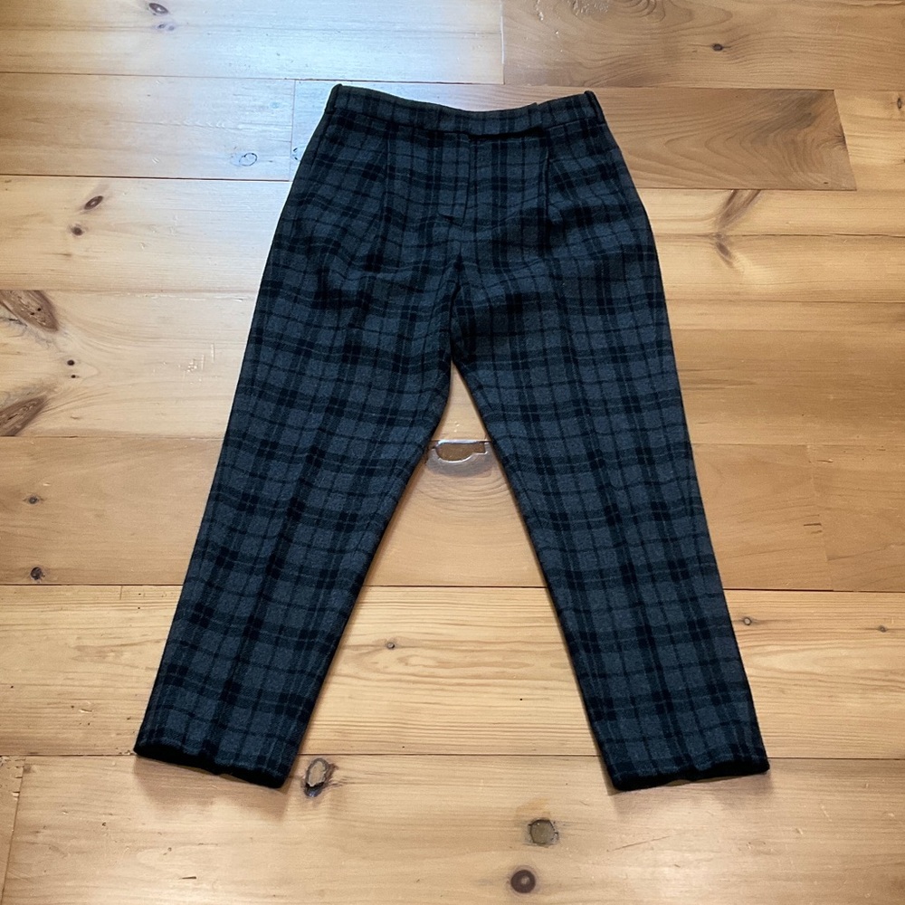 Golden Goose wool plaid trouser